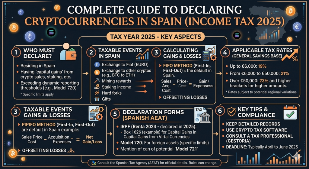 Complete Guide to Declaring Cryptocurrencies in Spain (Income Tax 2025 ...